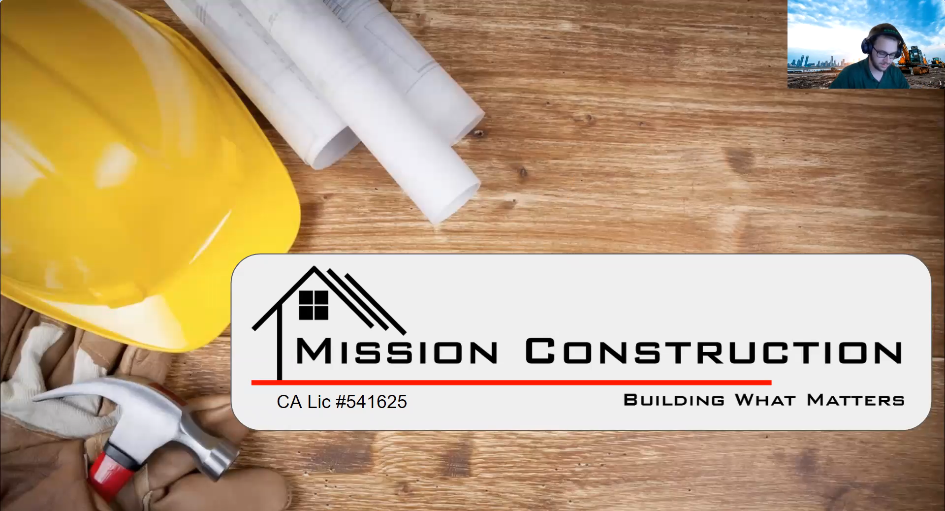 Mission Construction - team member names and title