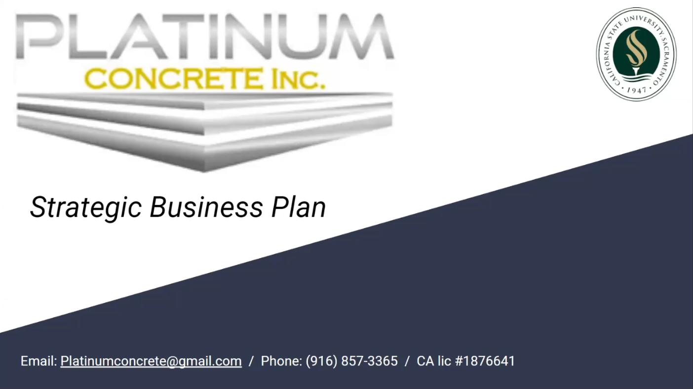 Platinum Concrete Inc. - team member names and title